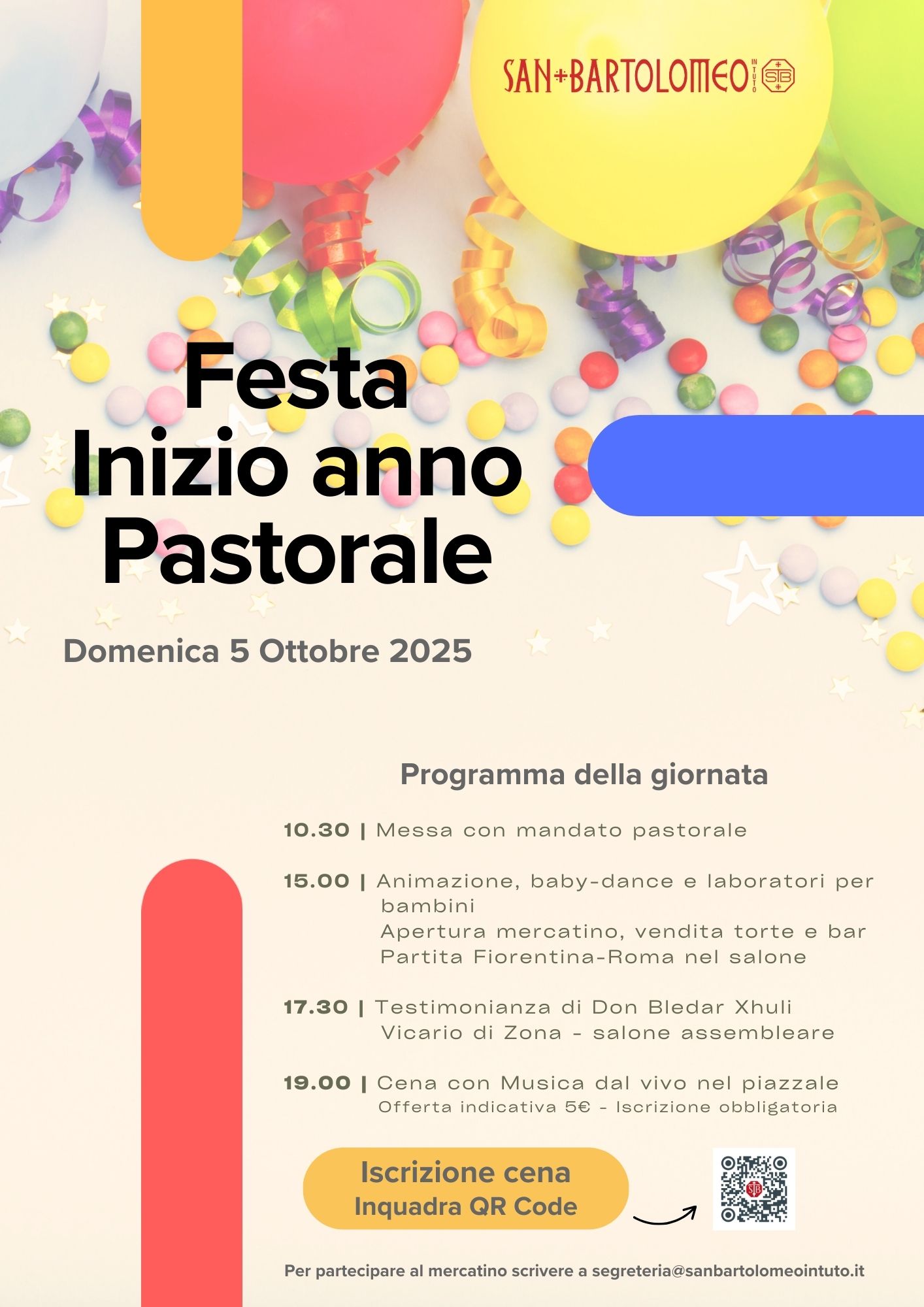 Festa di Inizio Anno Pastorale 2025